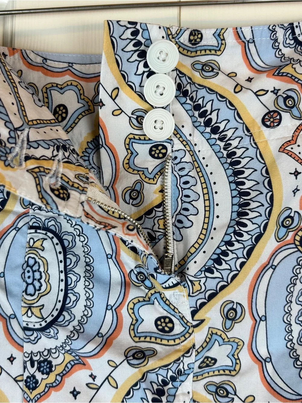 Ann Taylor Loft Paisley Mini Skirt